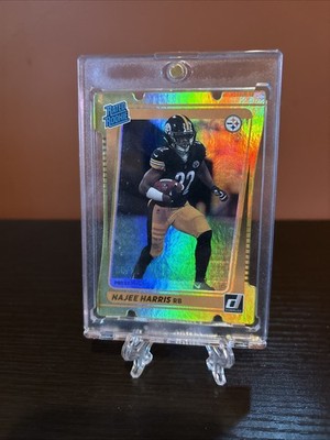 Najee Harris 2021 Donruss Press Proof Premium Gold Die CutRC #259 Pittsburgh /25