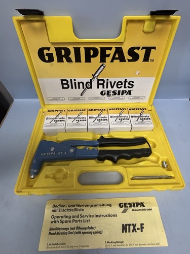 Gesipa NTX - F Manual Blind Rivet Pliers (Chrom-Vanadium) Gripfast