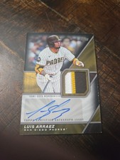2026 Topps Series 1 - Major League Material Auto Relic 3/10 - Luis Arraez Black