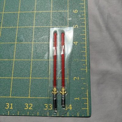 6  Scale Star Wars Black Series Jedi Survivor  Sith Double Bladed Lightsaber Red