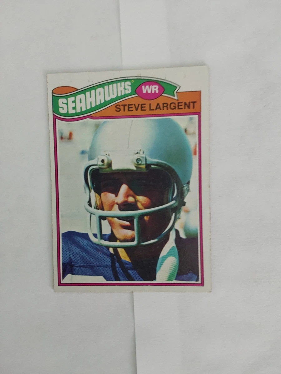 1977 Topps Seattle Seahawks Steve Largent #177 Rookie Card RC | eBay