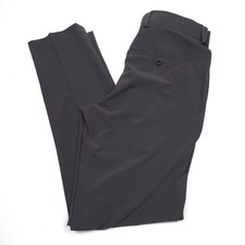 Haggar Active Series City Flex Slim Fit Gray Dress Pants Mens Size 32 X 30