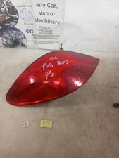PUEGEOT 207 PASSENGER SIDE REAR LIGHT MK1 2006-2014  #5B-829