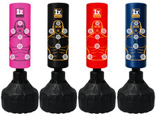 5ft Free Standing Boxing Punch Bag Heavy Duty Adults Punching Kickboxing Stand