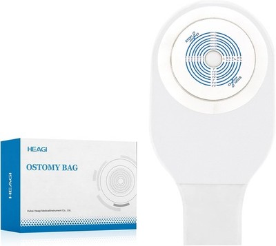 10PCS Colostomy Bags One-Piece Drainable System 3/4'' 2-1/2'' Stoma Opening