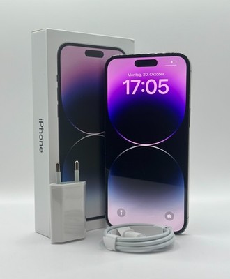 Apple iPhone 14 Pro - 256 GB - Deep Purple - Gut   Blitzversand 