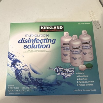 Kirkland Signature Multipurpose Solution 3x16 fl oz Cleans Disinfects Stores