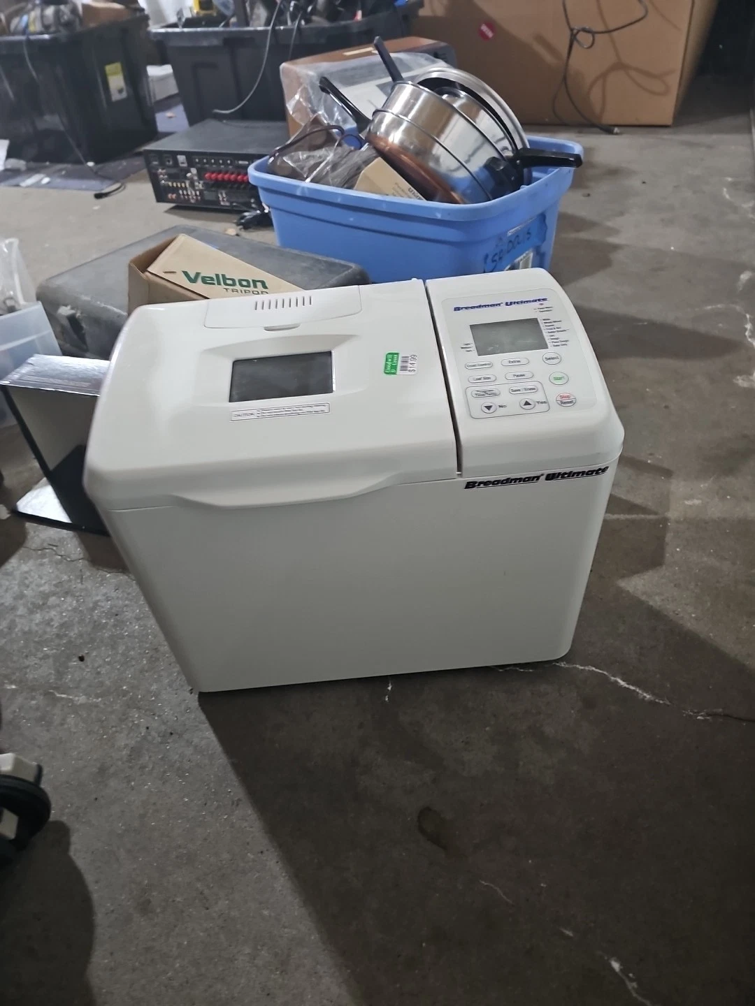 Breadman Ultimate TR2200C Automatic Bread Maker Machine White 2lb Capacity