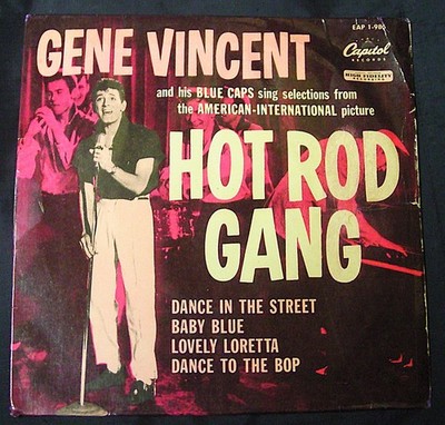 GENE VINCENT - HOT ROD GANG - EP- 1958 - CAPITOL EAP-1-985