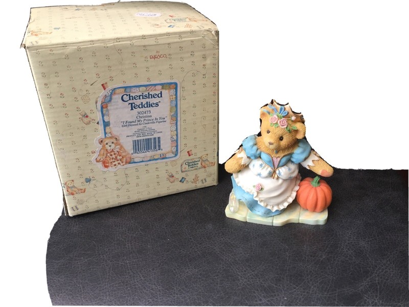 Cherished Teddies Christina "I Found My Prince in You" Cinderella #302473