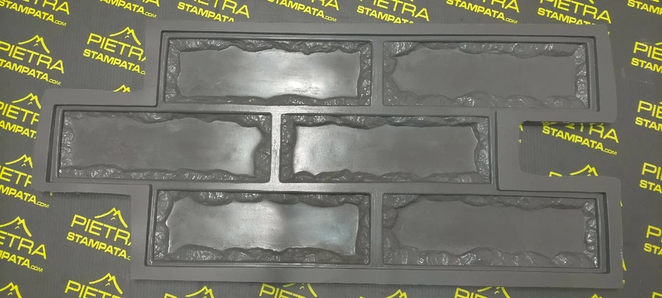 Slate Pattern Concrete Stamp Paving Moulds Brick Form Cement Stamping - Image 4 of 4