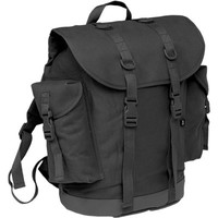 Brandit Vintage Bw Jagd Reisen Rucksack Polizei Security Baumwolle Rucksack Schw