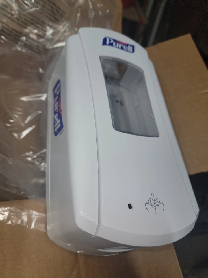Paquete de 4 dispensadores desinfectantes de manos Purell, LTX-12, 1200 ml, blanco, sin contacto, paquete de 4 Foto 3 de 4