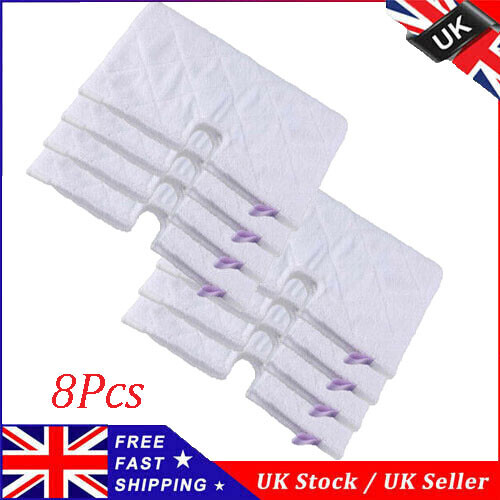 For Shark S2901 S3901 Steam Mop MiniCoral Compatible Pads Pockets 8 Pack - Picture 1 of 9