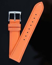 Ecclissi 20mm x 18mm Orange original Buckle Leather Strap 23155