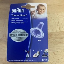BRAUN Thermoscan Lens Filters 40 Pack Filters LF20 brand new FREE SHIPPING
