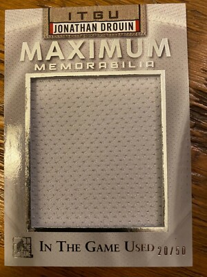 2015-16 ITG Used Maximum Memorabilia #MM-JD1 Jonathan Drouin 20/50