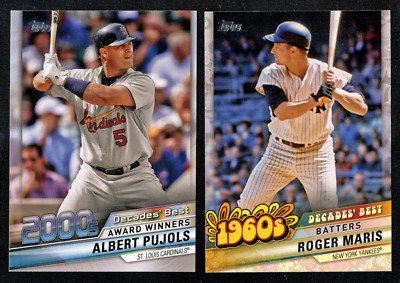 2020 Topps Series 2 Decades' Best Inserts #DB1-100 Finish Your Set, U Pick