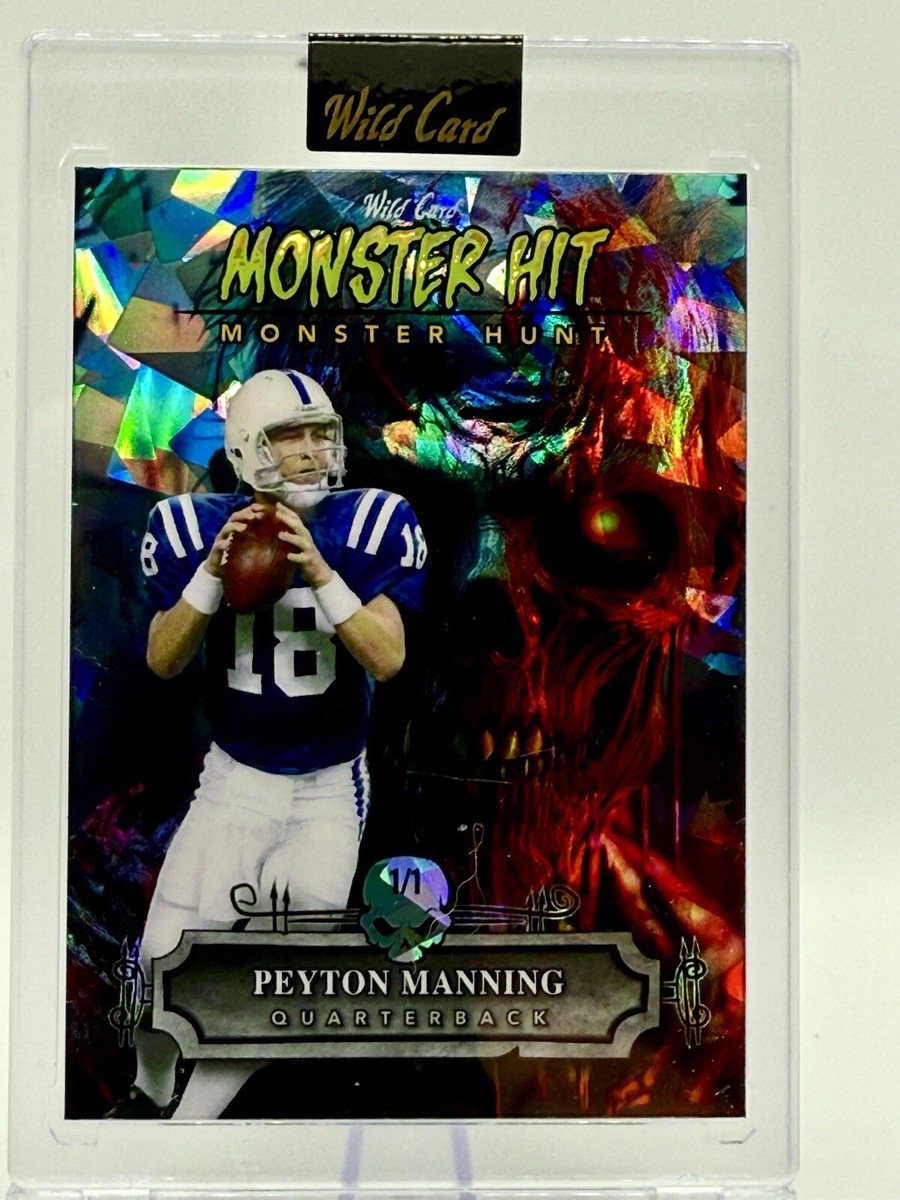 2024 Wild Card Haunted Hits Peyton Manning Pumpkin 1/1 | eBay