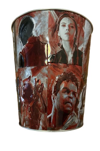 AMC Marvel Avengers Endgame Theater Exclusive Collector's Popcorn Tin / Bucket - Picture 4 of 6