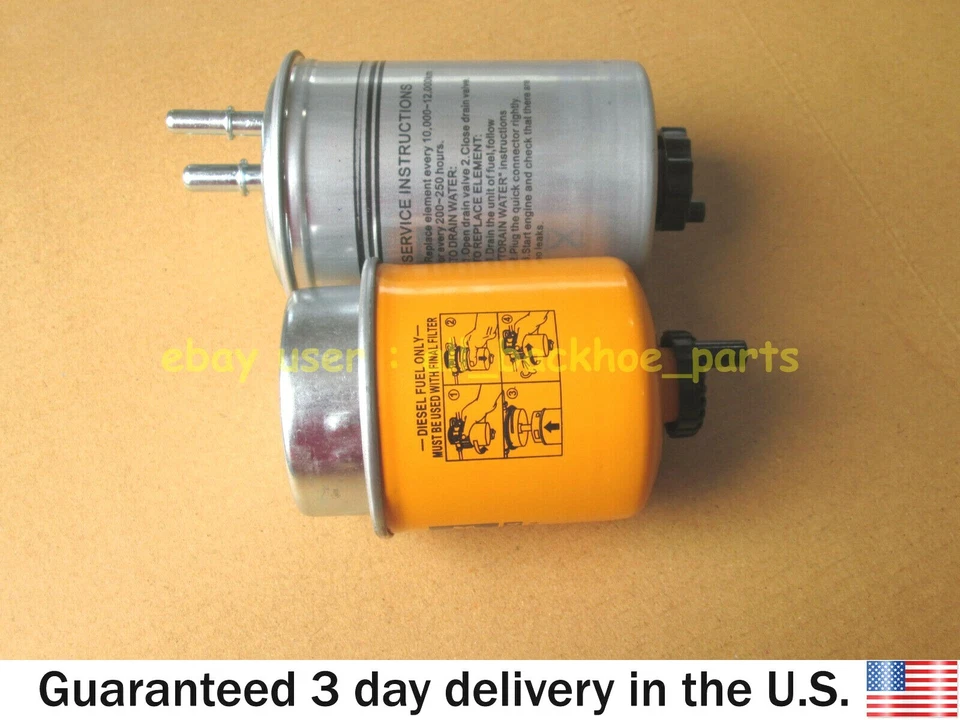 JCB BACKHOE-FUEL FILTER KIT, PRIMARY & SECONDARY (32/925694 320/07155 320/07394) - Image 2 of 4