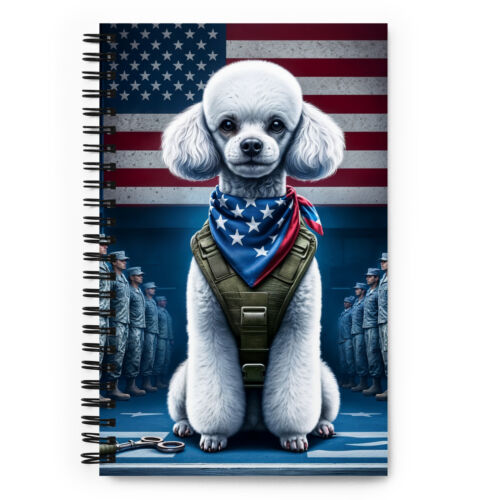 211Inc Paws of Valor Spiral notebook