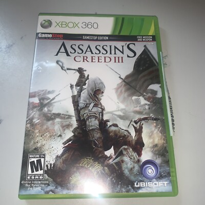 Assassin's Creed 3 GameStop Ed Xbox 360 - Complete CIB