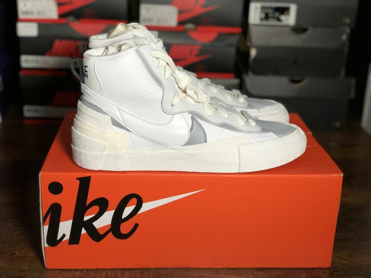 Nike Blazer Mid Sacai ' White/Wolf Grey ' - BV0072-100 - Multi