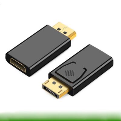 1X New Display Port to HDMI Compatible Male Female Converter Adapter-NEW
