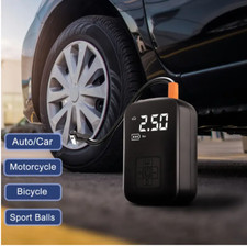 MINI COMPRESSORE ARIA RICARICABILE USB GONFIATORE PORTATILE ELETTRICO AUTO BICI