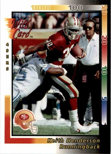 1992 Wild Card Keith Henderson #95