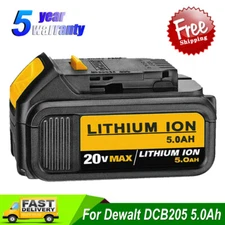 New DCB205 For DEWALT 20V 20 Volt Lithium Battery 5.0Ah DCB204 DCB200 DCB201 NEW
