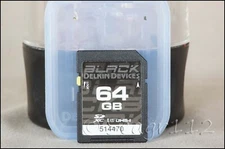 Delkin Devices BLACK 64gb Class 10 UHS-1 SDXC SD Memory Card