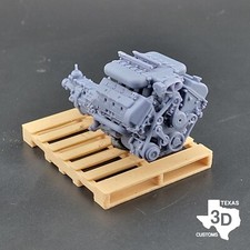 Ford Fr500c Model Engine Resin 3d Printed 124125