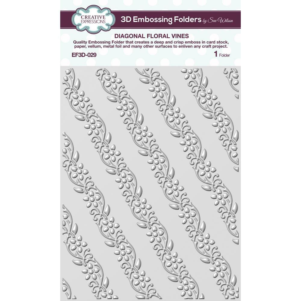 Creative Expressions 3D EMBOSSING FOLDERS Collection- 5.75"X7.5" (You ...