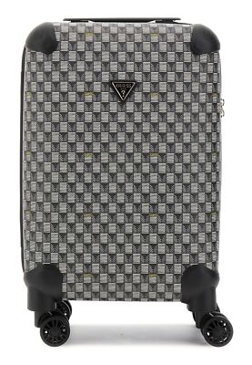 GUESS Wilder 18 in 8-Wheeler S Trolley Black Logo schwarz grau Neu