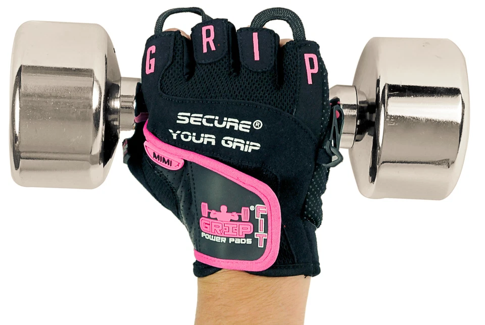  WOMEN'S FIT WEIGHT LIFTING MIMI GLOVES Ladies Gym Workout Cross Training PINK  - Image 4 of 4