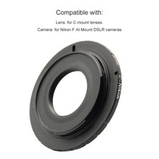 C-AI Lens Adapter Ring for C-mount Lens to Nikon F AI Mount Camera D4S D3 D3X