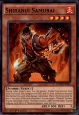 2016 Yu-Gi-Oh Breakers of Shadow #BOSHEN034 Shiranui Samurai C