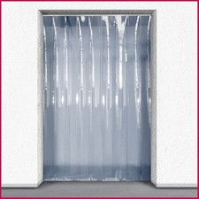 Antybakteryjna zasłona z taśmy PVC - 2,5m (szer.) x 2m (d) - 200mm x 2mm Taśma