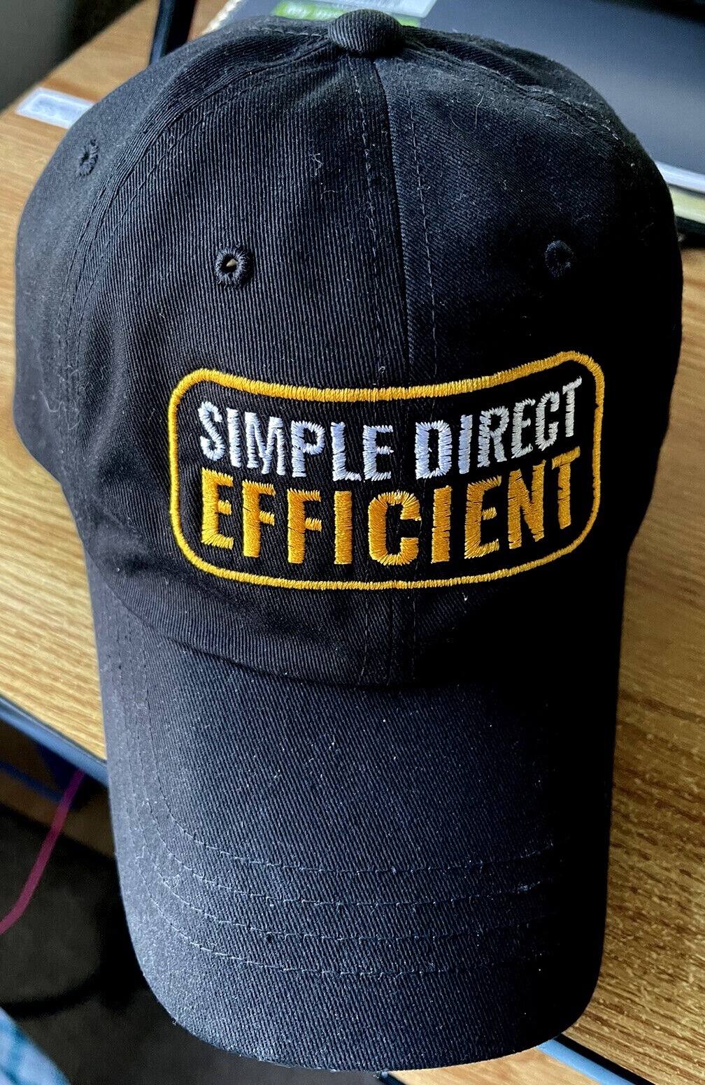 Wing Chun “Simple Direct Efficient” Baseball Hat … - image 3