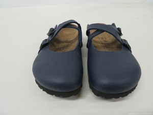 blue mule sandals
