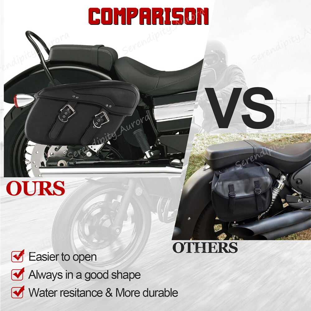 Black Saddle Bags Saddlebag Luggage Bag for Honda VTX1300C VTX1800C VTX 1800 USA eBay