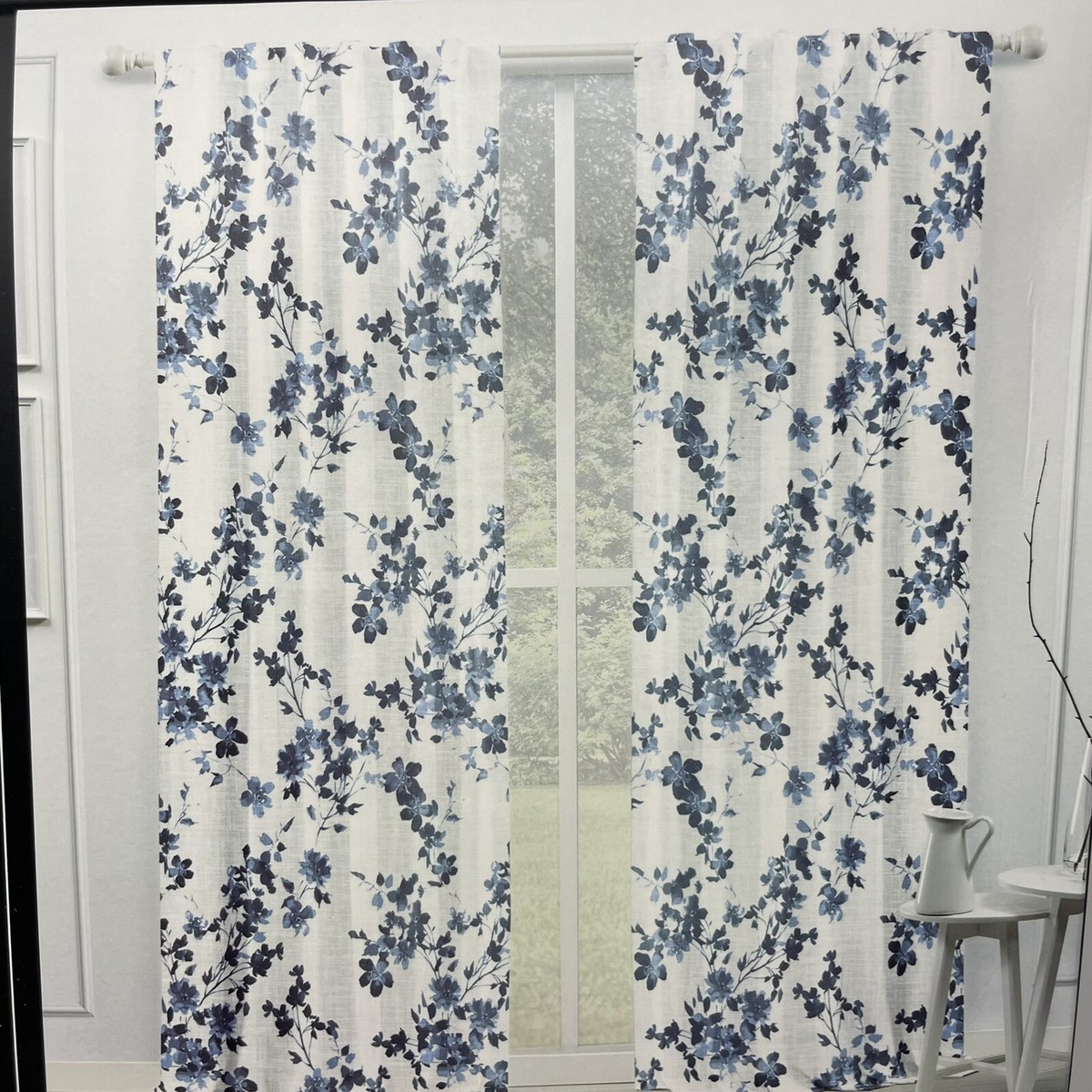 【海外購入】RALPH LAURENカーテン 1SET CHARLOTTE柄 海外購入】RALPH LAURENカーテン 1SET CHARLOTTE柄