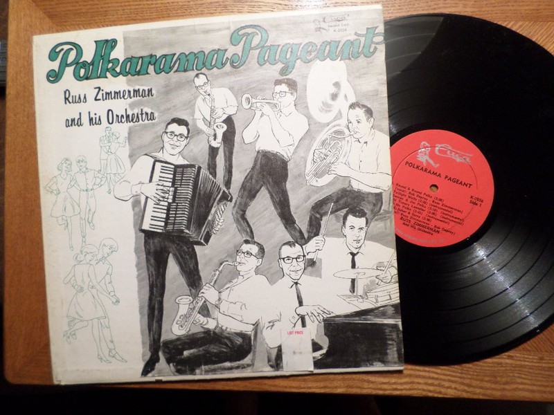 CUCA RECORD LP / RUSS ZIMMERMAN / POLKARAMA PAGEANT / K-2056 / NR MINT VINYL