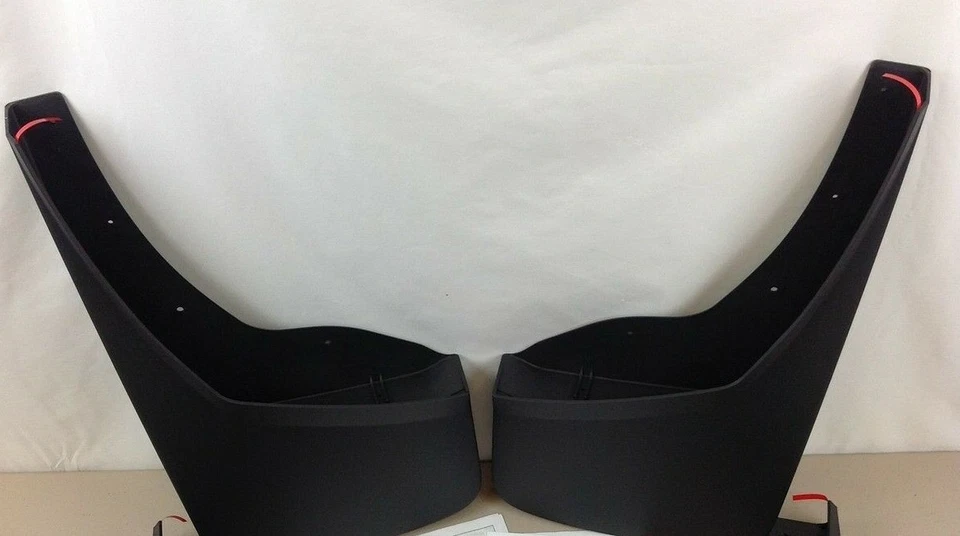 GMC Sierra 2014-2015 delantero negro moldeado kit de equipamiento protector de solapa de barro nuevo OEM Foto 2 de 4