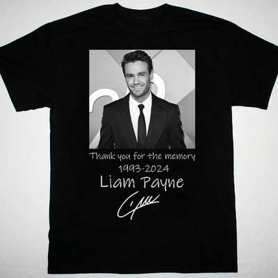 Liam Payne Thank you for the memory black T-shirt Unisex All sizes XA292