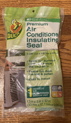 Duck Premium Air Conditioner Insulating Strip Seal Weather Cool Energy NEW