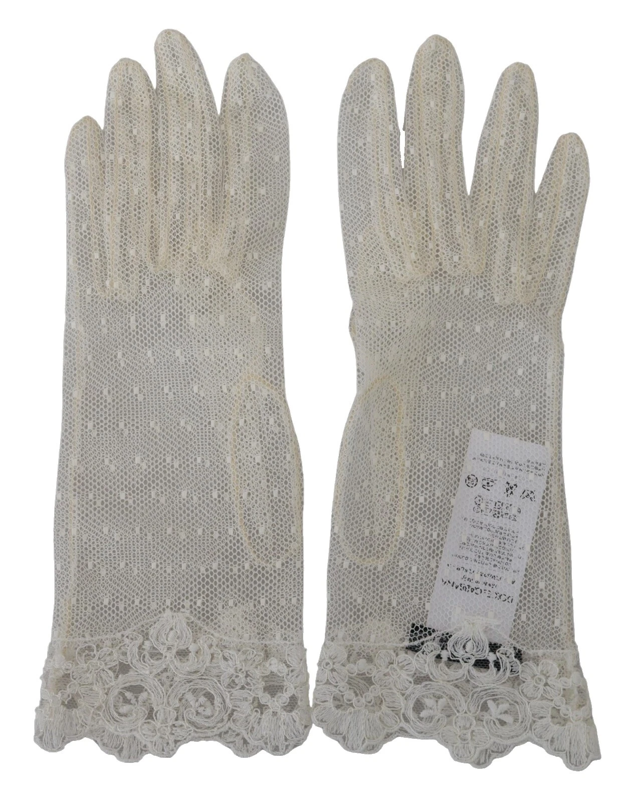 Mezcla de algodón blanco Guantes y mitones para Mujeres