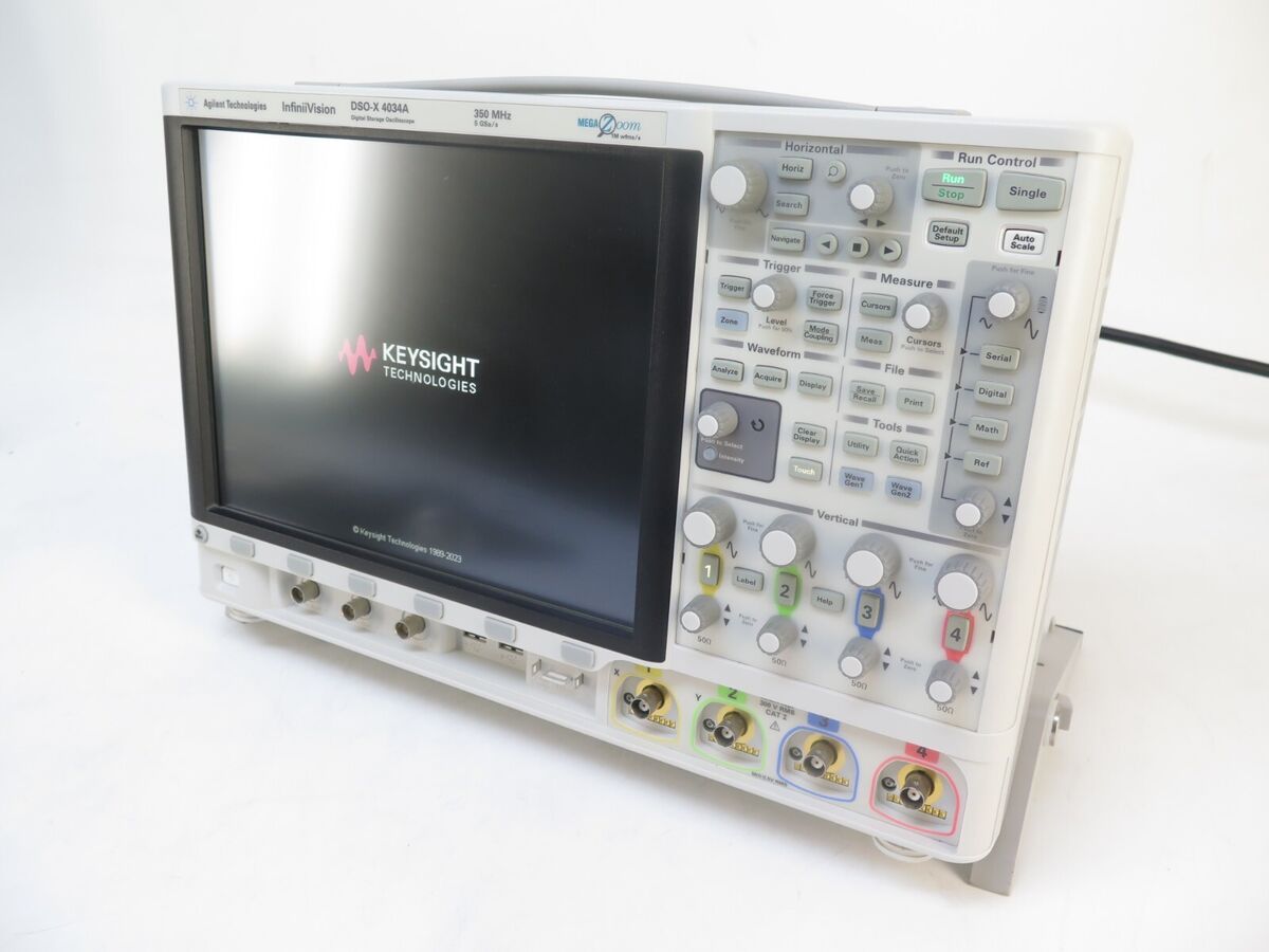 Agilent Keysight DSOX4034A Oscilloscope: 350 MHz, 4 Channel Agilent Keysight DSOX4034A Oscilloscope: 350 MHz, 4 Channel